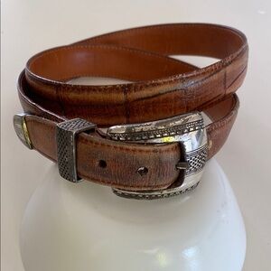 1993‎ Brighton 🐊 Leather Belt